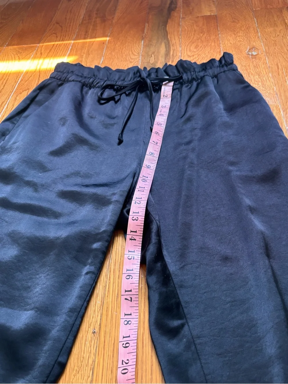 Express Black Ruffled Drawstring dressy women’s Pants